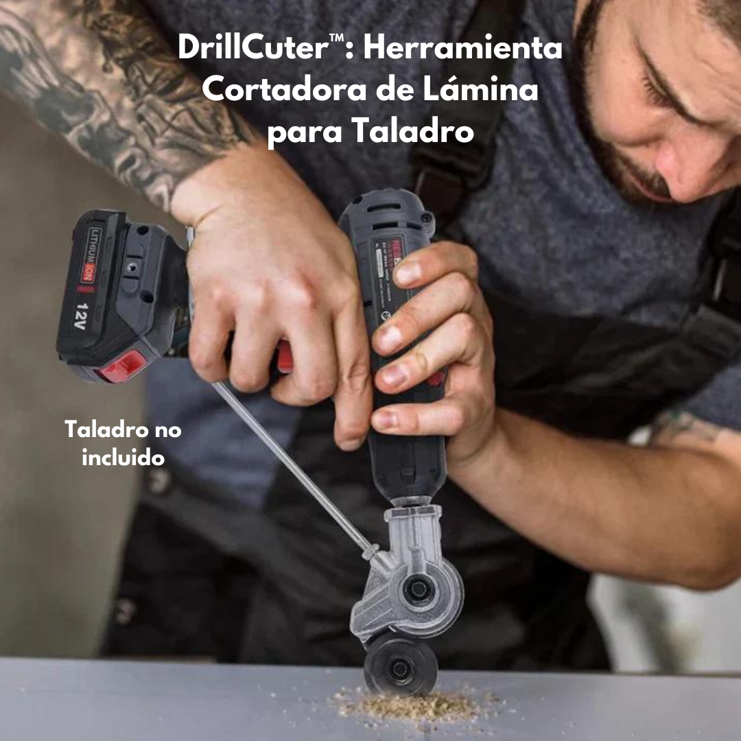 DrillCutter™: Accesorio Cortador de Lámina para taladro